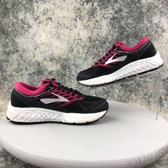 Brooks Women's Size 7.5 2A Addiction 13 Black Pink Running Sneakers 1202532A070 - Picture 9 of 13